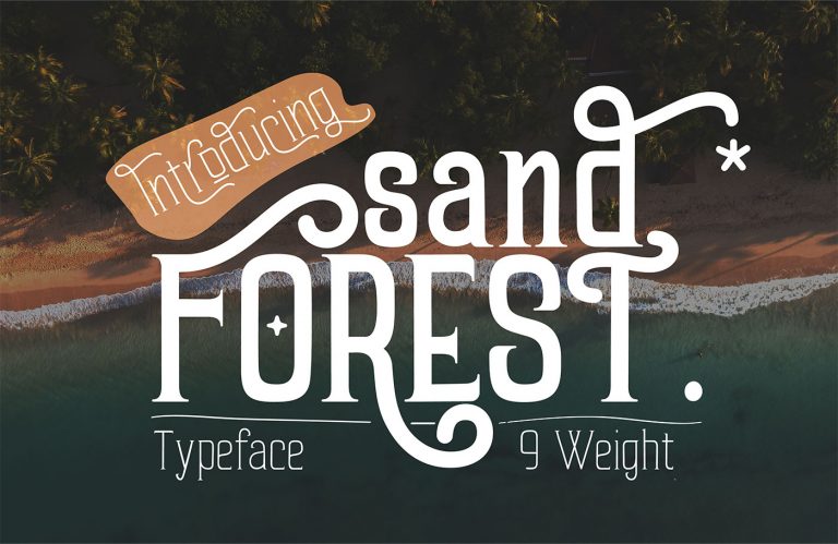 Sand Forest 9 Font
