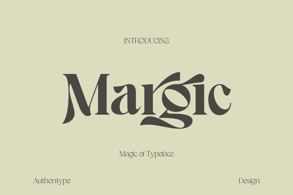 Margic – Charming Serif Typeface