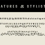 Black Sansa is a bold retro display font