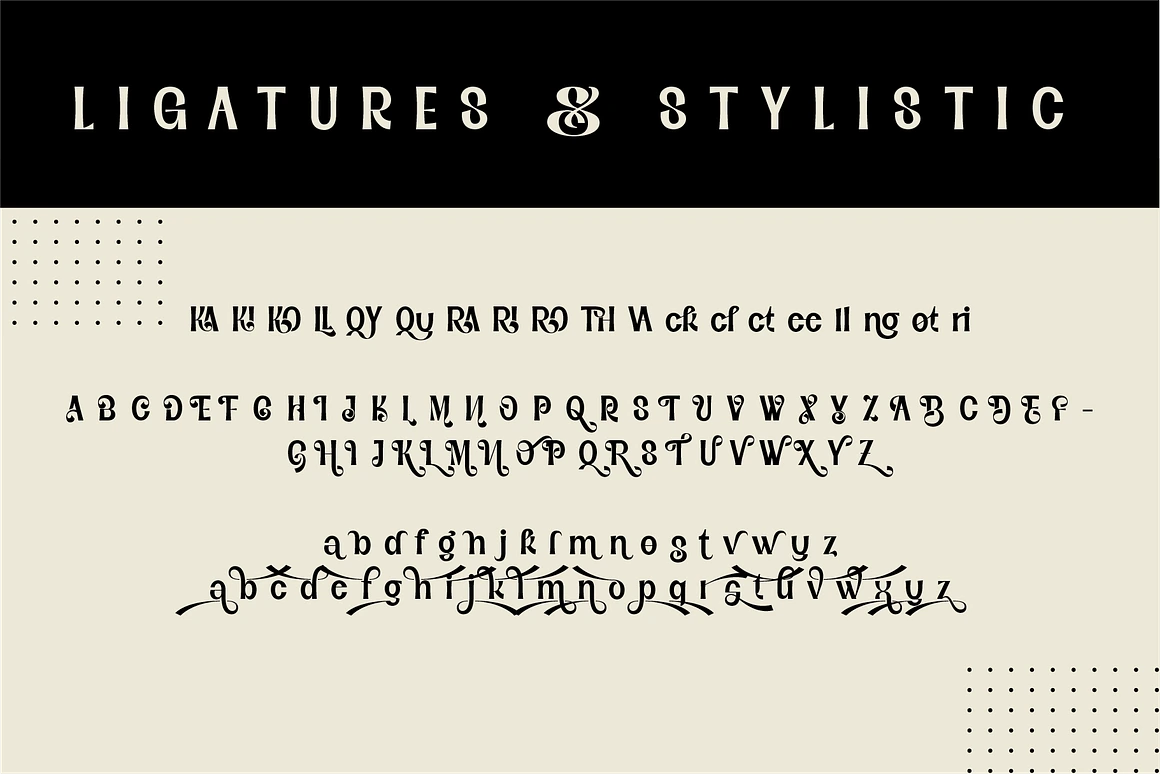 Black Sansa is a bold retro display font