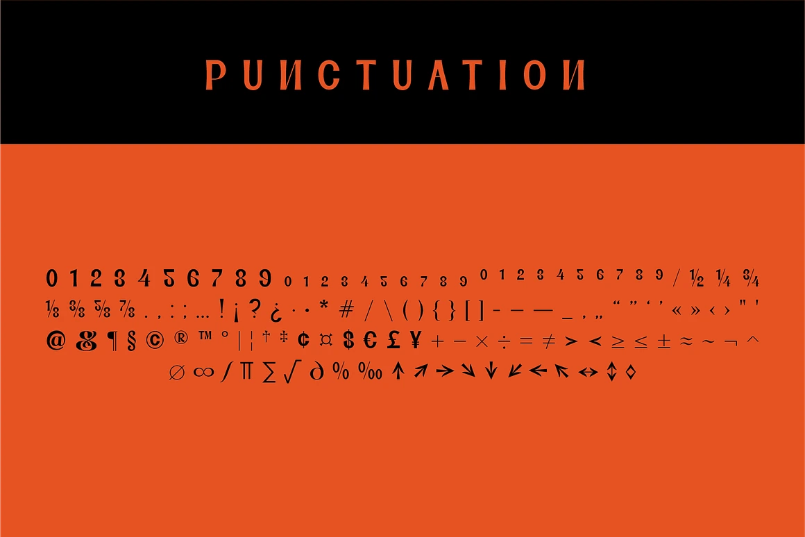 Black Sansa is a bold retro display font