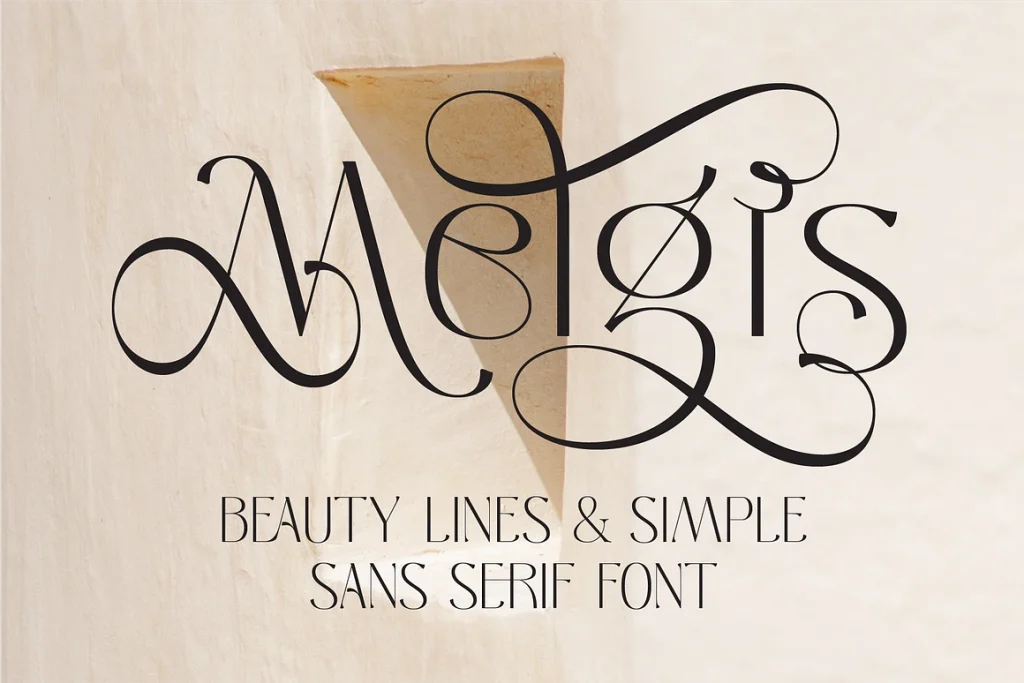 Melgis – Simple and Beauty Font