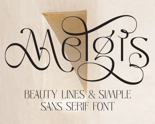 Melgis – Simple and Beauty Font