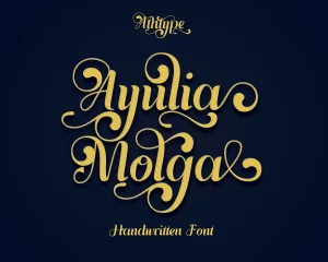 Ayulia Molga Handwritten Font