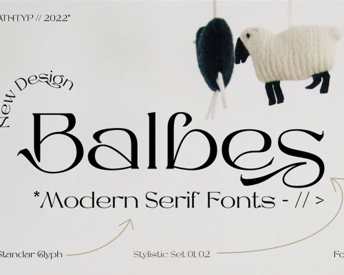 Balbes – Modern Serif Font