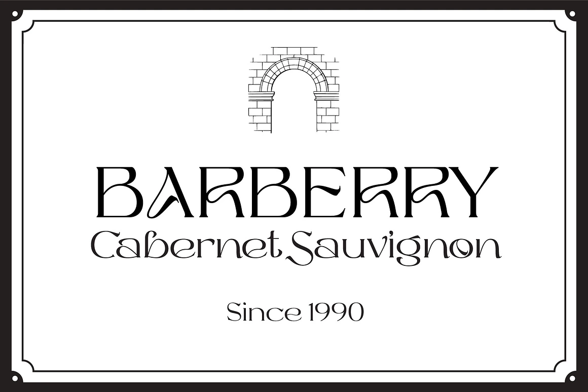 Balbes - Modern Serif Font with multi shapes and lines.