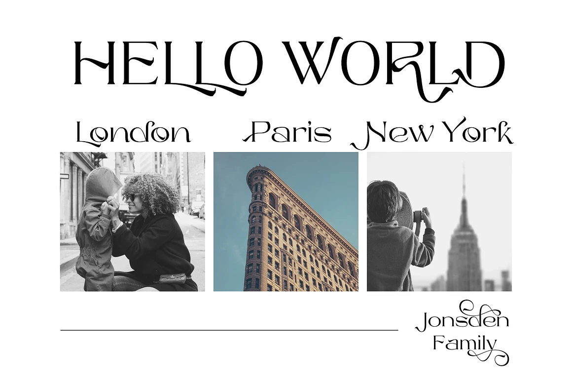 Balbes - Modern Serif Font with multi shapes and lines.