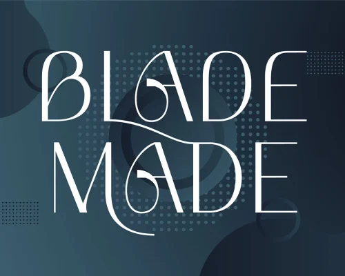 Blade Rush – Modern Sans Serif Typeface