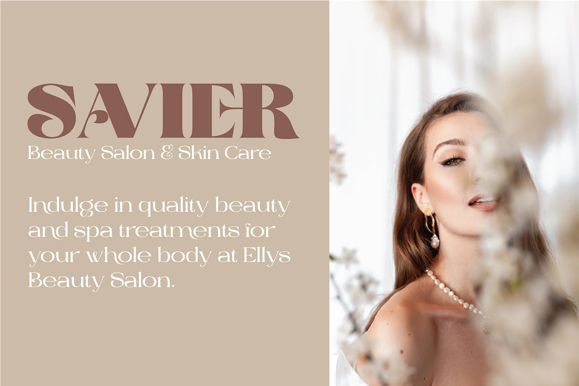 Cavas Nera is a modern and elegant font