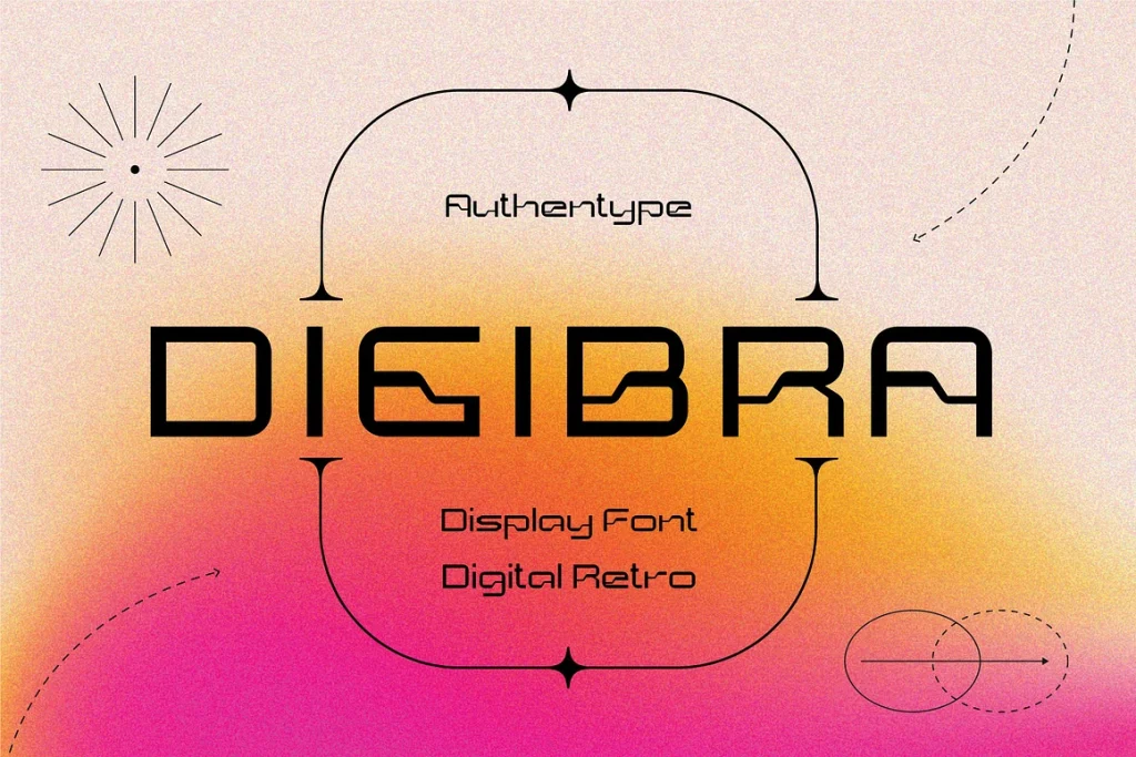 Digibra – Retro Digital Font