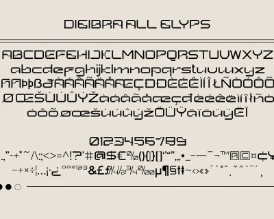 Digibra – Retro Digital Font