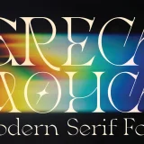 Musaic - Groovy Retro Display Serif 10 Greca Modern Serif Font