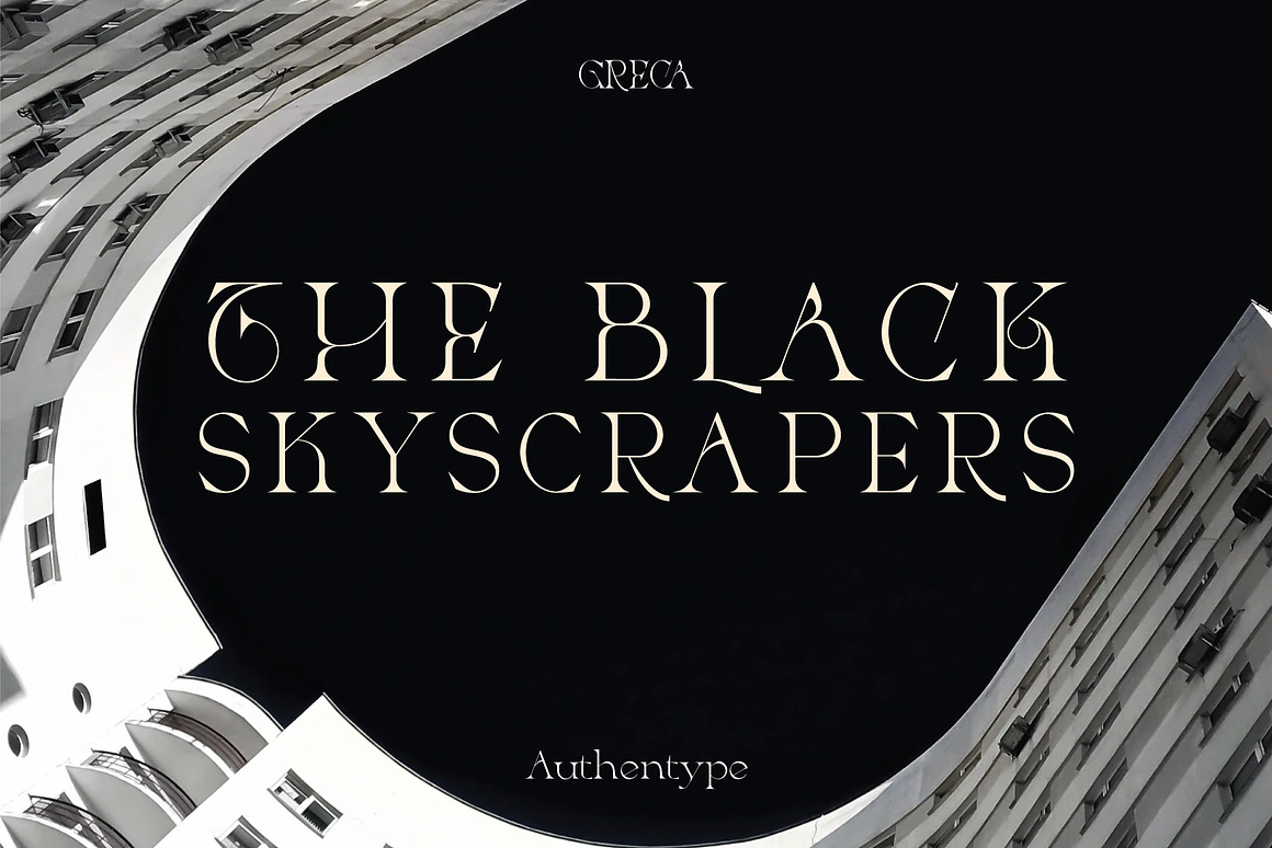 Greca Modern Serif Font