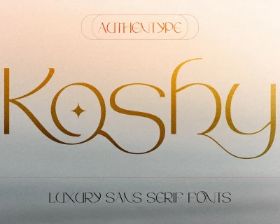 Koshy Luxury Sans Serif Font