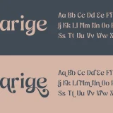 Marige display typeface is a family of 9 weights that make it easy to create visual typography designs ranging from thin to black