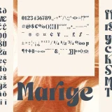 Marige display typeface is a family of 9 weights that make it easy to create visual typography designs ranging from thin to black