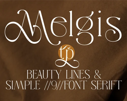 Melgis Tp – Beauty Serif Font