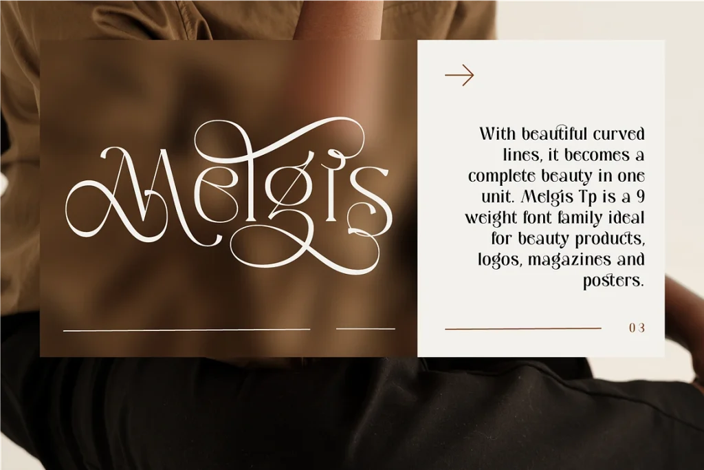 Melgis Tp – Beauty Serif Font
