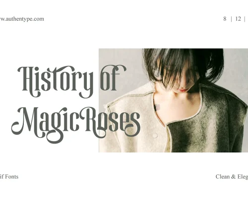 Magic Roses – Serif Clean Elegant Typeface