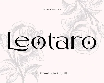 Leotaro – Latin and Cyrillic Font