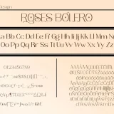 Roses Bolero is an elegant sans serif font