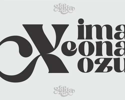 Selga Retro Display Font – Elegant Nature Inspired Typography