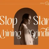 Syake is an beauty branding font