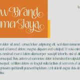 Syake is an beauty branding font