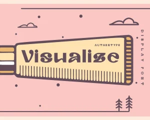 Visualize Display Font