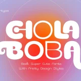 Chola Boba is a friendly font with an innocent and youthful look.