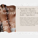 Authen Chastro Beauty Serif & Elegant Italic Typeface