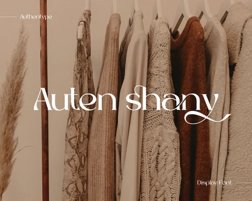 Auten Shany  Beauty Serif Font