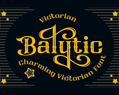 Balytic Charming Victorian Font