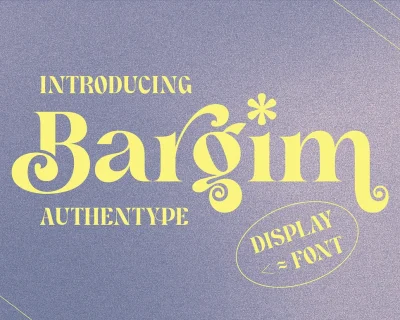 Sale 22 Bargim – Modern Display Font