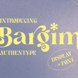 Bargim - Modern Display Font is a font designed for beauty and charming curves.