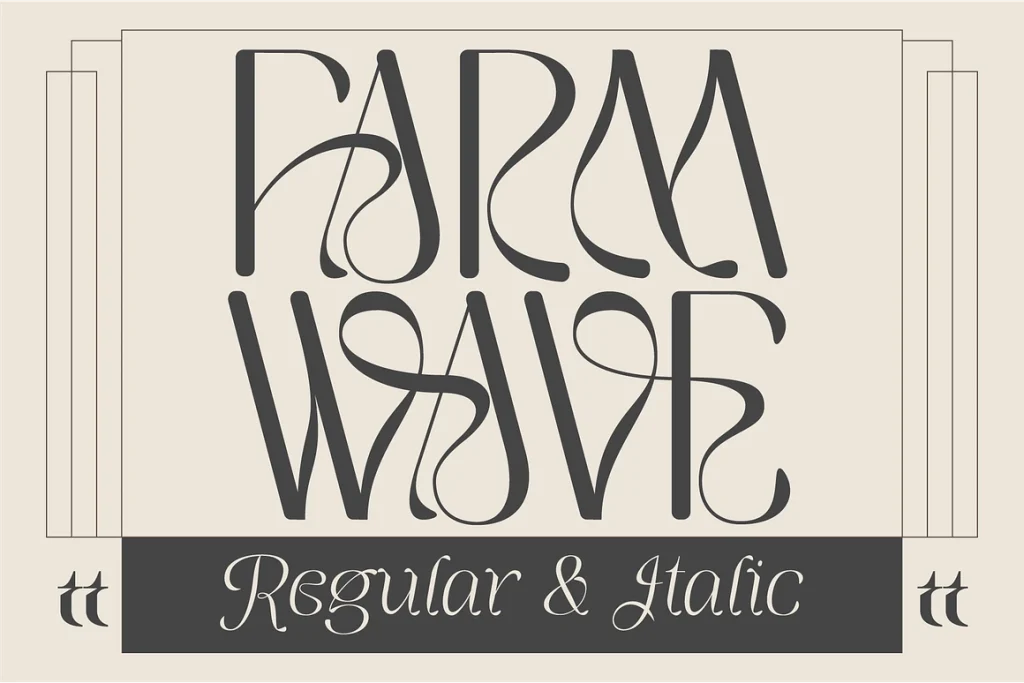 Farm Wave – Elegant Beauty Font
