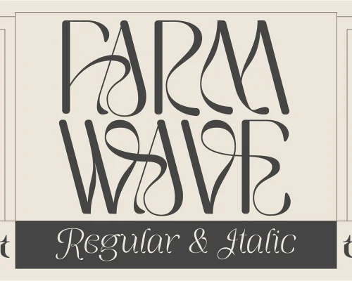 Farm Wave – Elegant Beauty Font