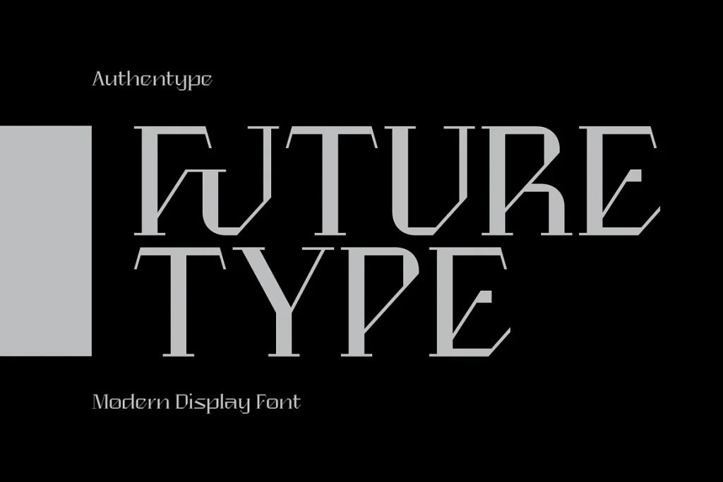 Future Type – Modern Display Font