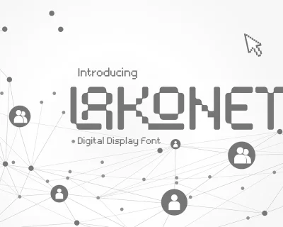 Lakonet – Digital Font