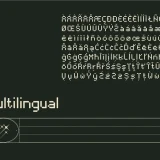 Lakonet Digital Font has a special and very whimsical letterform that reinforces the feel of an digital concept.