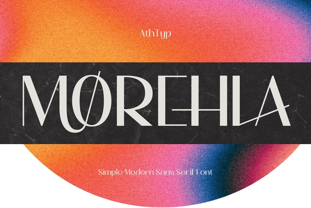 Morehla Simple Modern Sans Serif