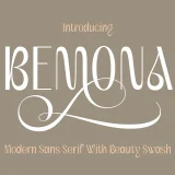 Bemona - Beautiful Simple Sans Serif