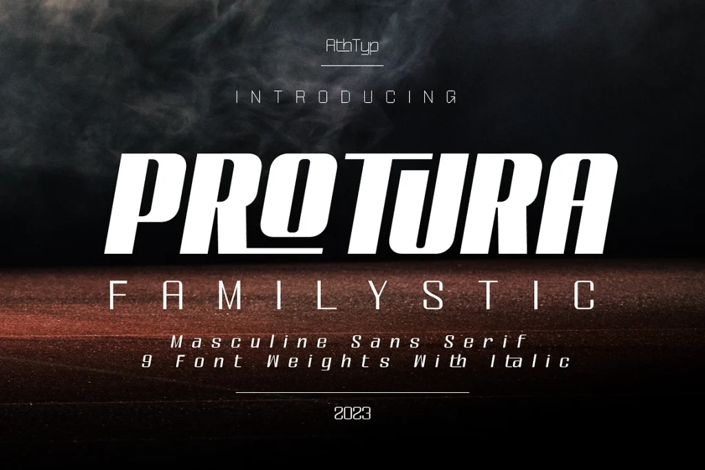 Protura Sans Serif Masculine