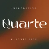 Quarte is a unique font inspired by the captivating allure of Javanese script