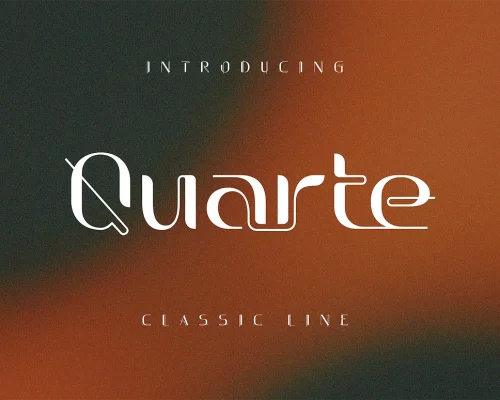 Quarte Unique Font