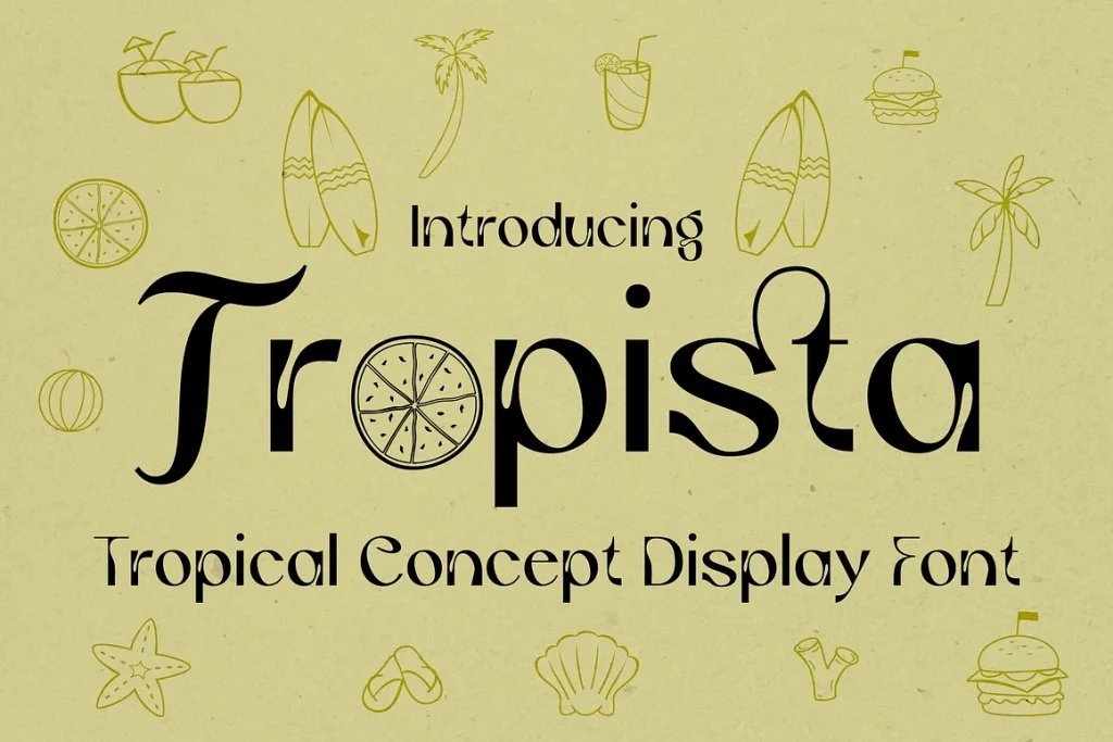 Tropista – Tropical Concept Font