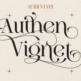 Authen Vignet Versatility Elegance - The Authen Vignet Font