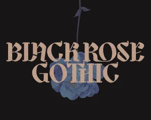 Black Rose Gothic Font