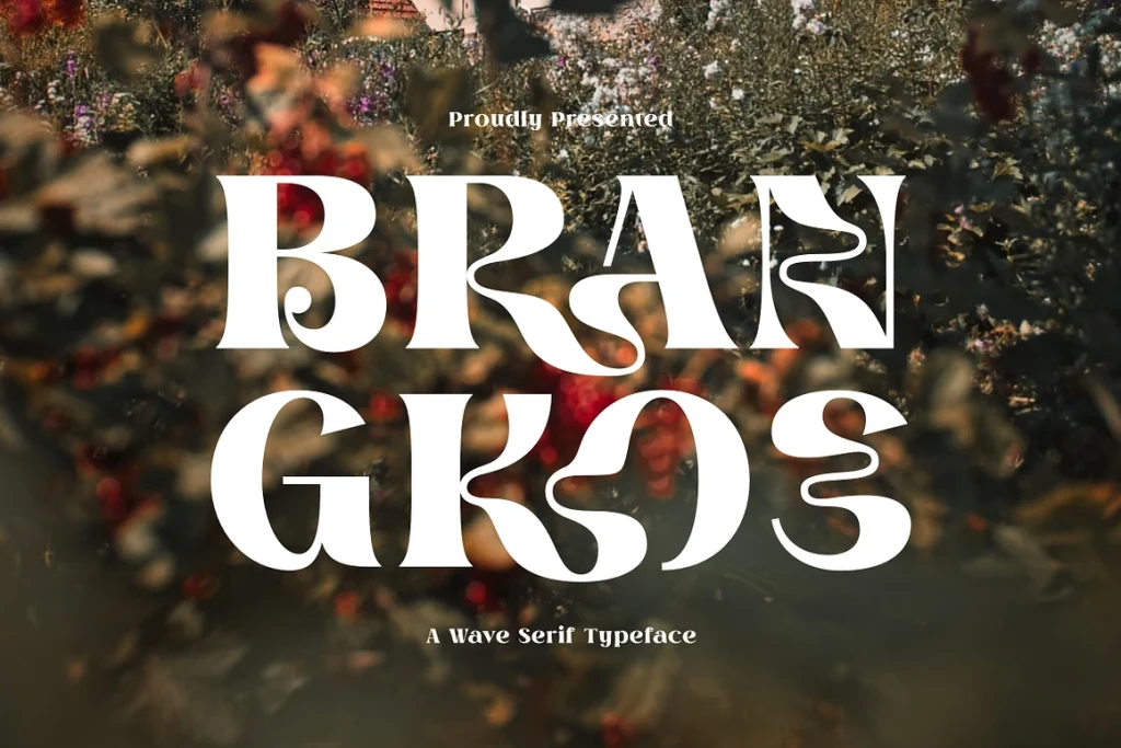 Brangkos A Wave Serif Typeface