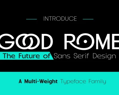 Good Rome – The Future of Sans Serif